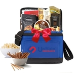 Lunch Box Cooler with Gourmet Snacks