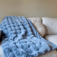 50" x 60" Plush faux fur blanket... from ASI 73520 Neet Feet / Kanata Blanket