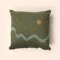 It's a 16" square corduroy pillow case with a full-bleed imprint... from ASI...