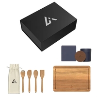Gift Set includes LF106 - EMERY ACACIA WOOD CUTTING BOARD LF107... from ASI...