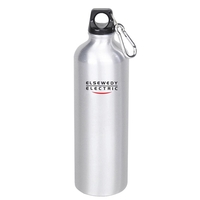 Stainless steel water bottle with leak proof lid and carabiner clip,... from...