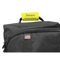 Logo wrap with hook and loop closure. Spot your luggage easily... from ASI...