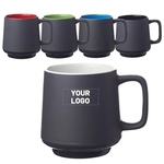Ceramic Mug with Stackable Design, 12 oz.