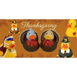 Rubber Fall/Thanksgiving Festive Ducks