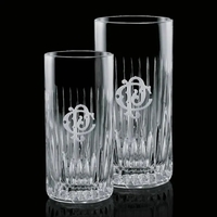 Clear 24% full lead crystal hiball and cooler.... from ASI 84592 St Regis Group