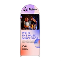 MagLock Arch Display - 3'wx8'h