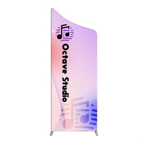3'wx8'h MagLock Concave Display Kit, lightweight frame, full color on both......