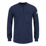 Bulwark Women's Long Sleeve Tagless Henley Shirt