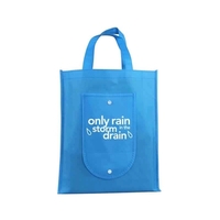 Non-Woven Foldable Tote Bags with 1C Silkscreen on 1S and shipping... from...