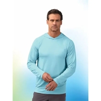 Long sleeve hoodie style tee with UPF 50+ protection... from ASI 85988...