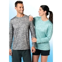 Belize full long-sleeve sublimation tee with moisture and odor management.......