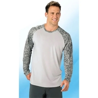 Panama long-sleeve sublimation tee made of 93% Microfiber Polyester 7%...