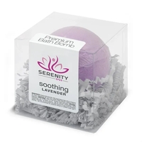 Premium Bath Bomb Single Pack Box - Soothing Lavender