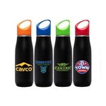 Giorno 23 oz Black Stainless Steel Bottle