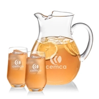 The Montclair Pitcher & Beverage Glasses Set is designed for effortless......