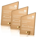 Atchison Russet Slant Award - Gold