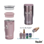 Liquid Fusion® Icy Bev Kooler® 4-In-1 Double Wall Stainle...