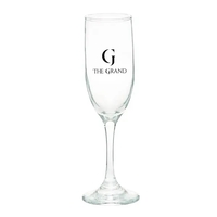 6.25 oz. champagne flute glass with a strong sturdy base,... from ASI 68507...