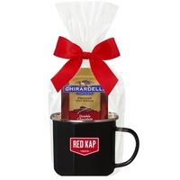 Enamel Camper Mug with Ghirardelli Cocoa