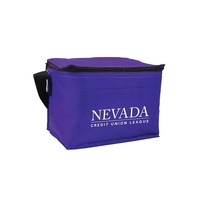 5.5" x 5.75" x 8" 210 Denier polyester six-pack capacity zip... from ASI...