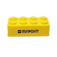 Construction Building Block Shape Stress Ball