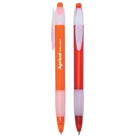Pen with rubber grip for writing comfort and control with frosted... from ASI...