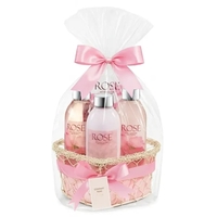 Rose Fragrance Heart Shaped Spa Basket