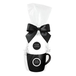Two Tone Mug with Branded Cocoa or Coffee Pack
