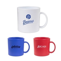Made from polypropylene, this 11 oz plastic mug is lightweight, BPA... from...