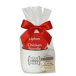 Camper Mug with Soup and Crackers