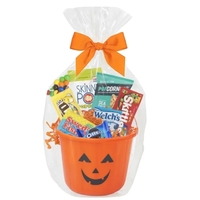 Halloween Pumpkin Candy Gift Basket