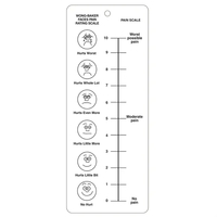 Pain Assesssment Card, Wide