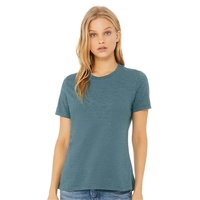 BELLA + CANVAS Women's Relaxed Fit Heather CVC Tee... from ASI 84358 S&S...