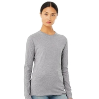 Women's long sleeve crewneck jersey t-shirt. Blank product.... from ASI 84358...