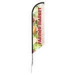17ft Angled Shape Feather Flag
