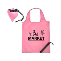 Tote bag made from 190T polyester with adjustable drawstring lock.... from...