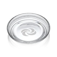 Marvelous Glass Coaster with decorative serated radius... from ASI 84592 St...