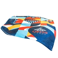 Soft and warm 30" x 40" sublimated blanket, 100% polyester.... from ASI 73520...