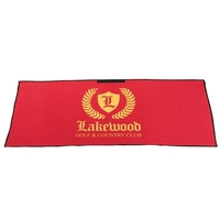 4.8 lbs/doz 17" x 40" screen printed waffle golf towel... from ASI 73520 Neet...