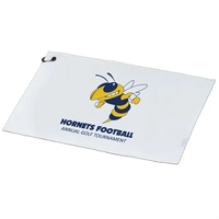 4 lbs/doz 16" x 30" screen printed white golf towel... from ASI 73520 Neet...