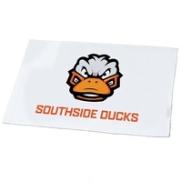 4 lbs/doz 16" x 30" screen printed white sport towel... from ASI 73520 Neet...