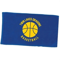 4 lbs/doz 16" x 30" screen printed sport towel... from ASI 73520 Neet Feet /...