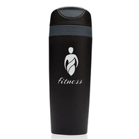 BPA-free 16 oz. plastic travel tumbler with flip lip, frosted color... from...