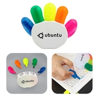 Hand shaped highlighter features 5 different colors in 1!... from ASI 52710...