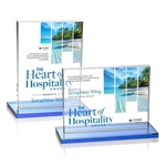 Emperor VividPrint™ Award - Sky Blue (Horiz)