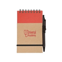 Pocket sized jotter made with a recycled cardboard cover, 60 ruled... from...