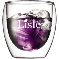 Bodum hand-blown, double wall glass keep your hot drinks hot and... from ASI...