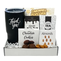 Thank You Tumbler with Snacks Boxed