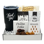Thank You Tumbler with Snacks Boxed