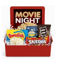 Movie Night Gift Box with Popcorn and Candy
